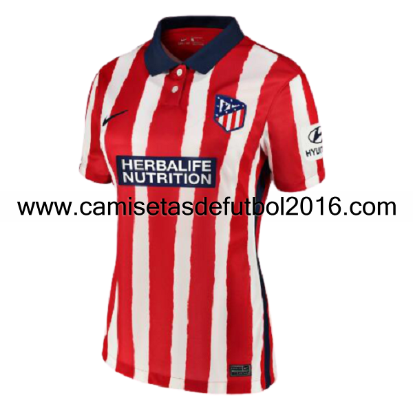 camiseta primera equipacion de mujer Atletico Madrid 2020-2021